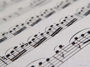 musicial score sheet